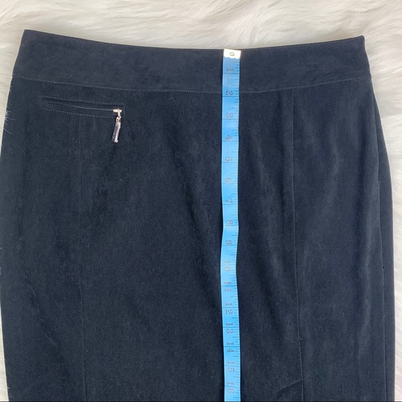 New with tags women’s size 8 Doncaster black stretchy polyester pencil skirt - Picture 4 of 11